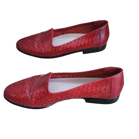 TROTTERS WOVEN LEATHER LOAFERS SIZE 10 - Picture 5 of 12